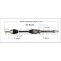 Surtrack Axle Cv Axle Shaft, To-8228 TO-8228